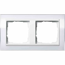 Gira Event Rahmen, 2f, reinweiß, glänzend, Kunststoff, Unterputzmontage, 0212723 Image