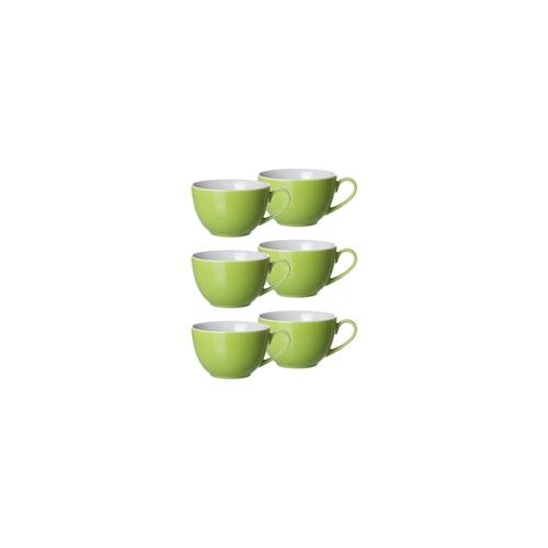 Ritzenhoff & Breker DOPPIO Kaffeetasse 200 ml grün 6er Set