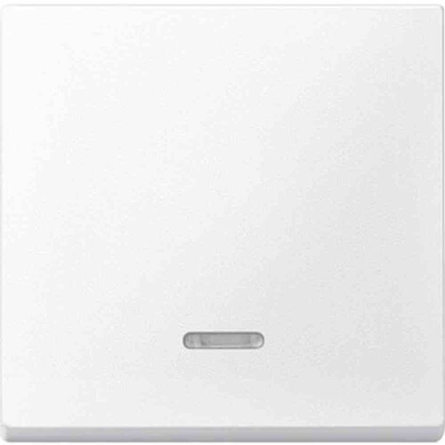 Merten System M Kontrollwippe, Schalter/Taster, polarweiß, matt, ohne ISO Aufdruck, geeignet für Bussystem-Tasterankopplung Image