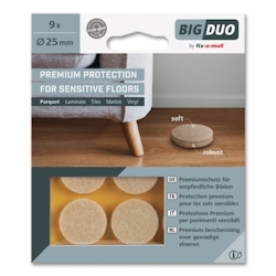 Big-Duo Parkettgleiter rund 25mm fix-o-moll Image