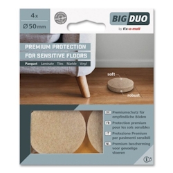 Big-Duo Parkettgleiter rund 50mm fix-o-moll Image