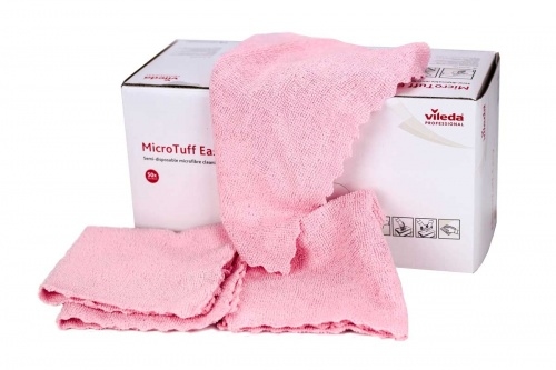 Vileda Professional micro Tuff Easy Microfasertuch - Vorteilsbox : Grün Image