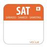 Vogue Farbcode Sticker Samstag orange