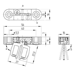 Schmersal Betätiger beweglich AZ 15/16-B6 101137434 Image