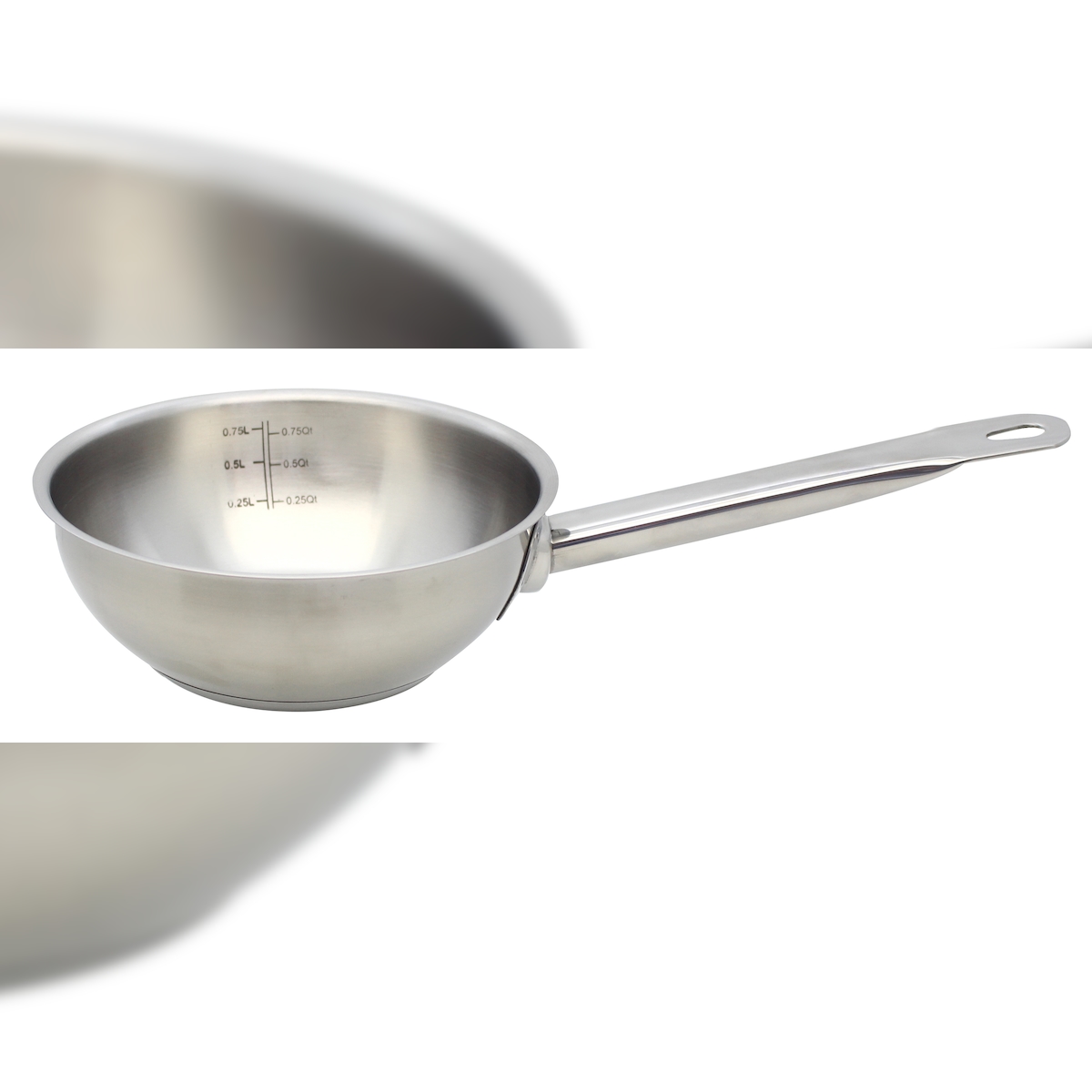ELO Sauteuse Profi Cuisine 20 cm, 1,5 L, Edelstahl, induktionsgeeignet, backofenfest Image