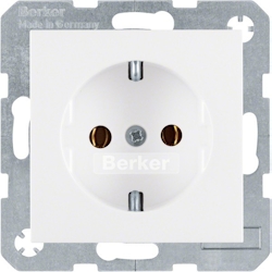 Berker SCHUKO-Steckdose pws/gl 41438989 Image