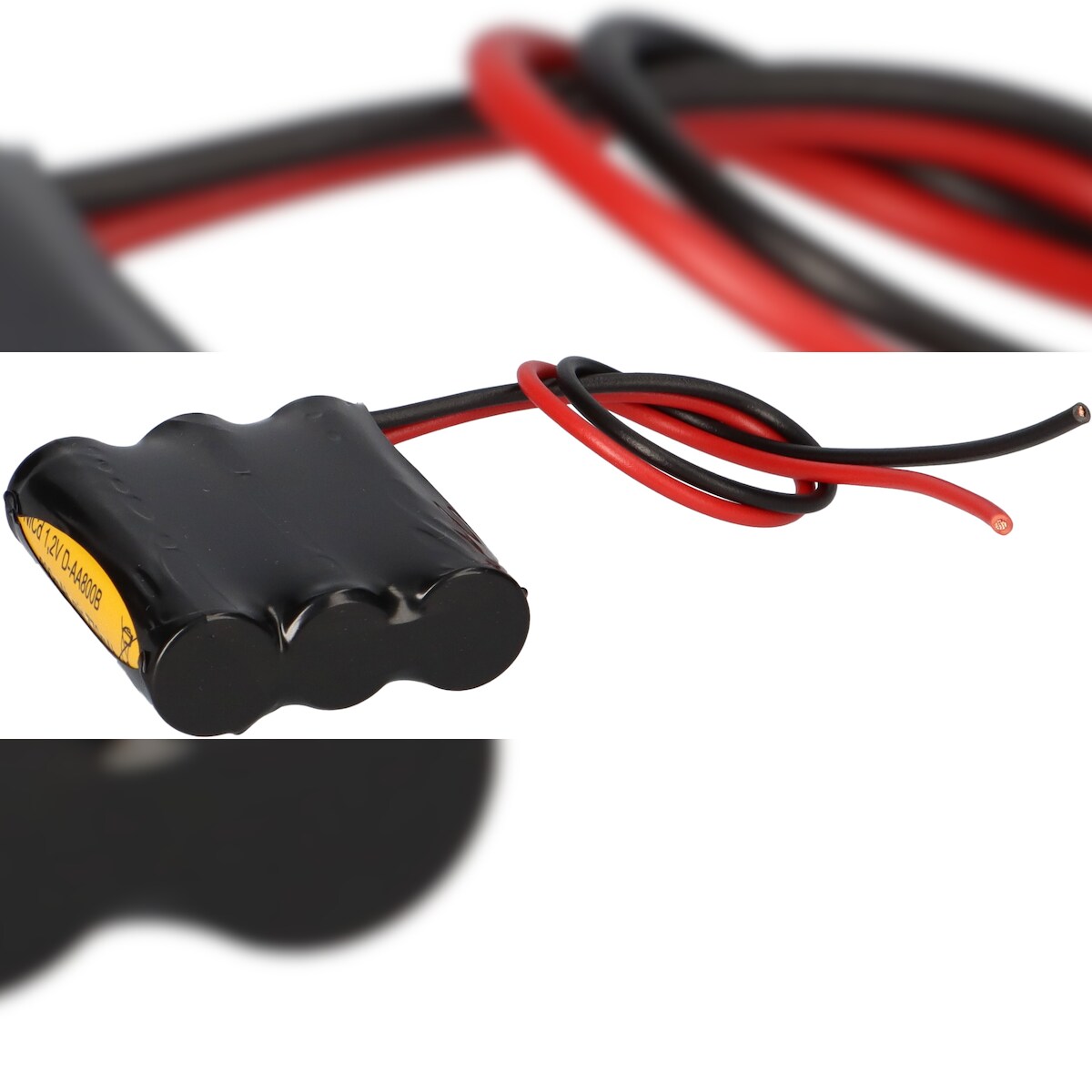 Akkuman 3,6V 800mAh Akkupack Reihe NiCd3609 AA 20cm Kabel Image