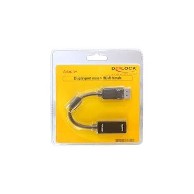 Delock Adapter Displayport male > HDMI female Video- / Audio-Adapter DisplayPort /