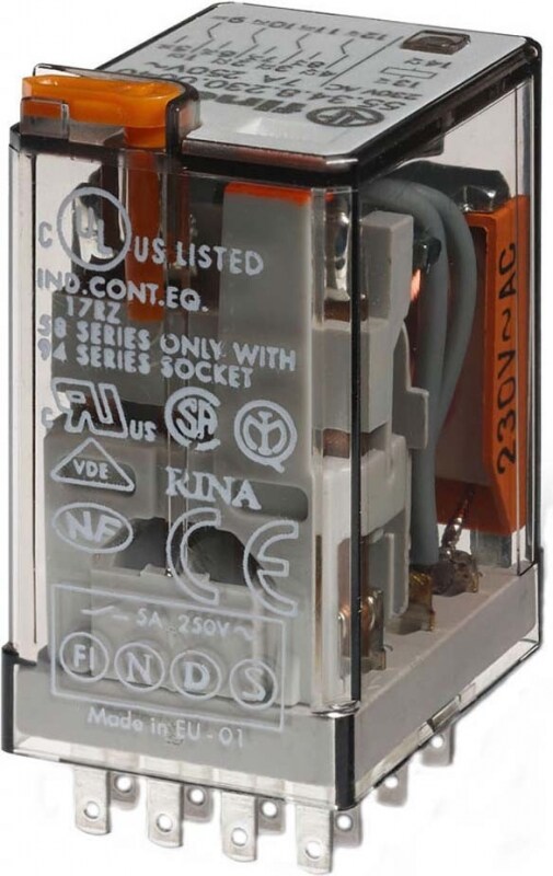 Finder Rel.Gold-Kont.230VAC 4W 7A 55.34.8.230.5040 553482305040 Image