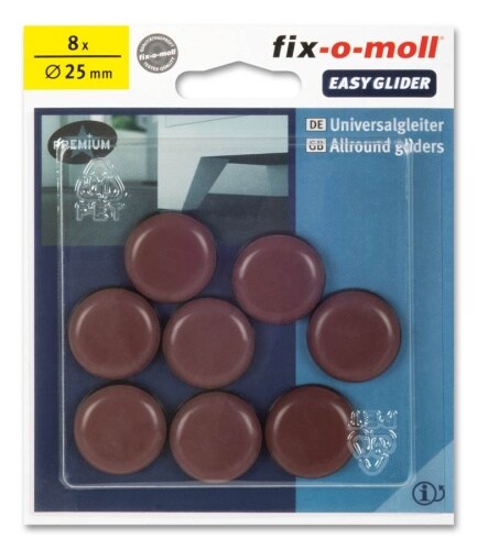 Universal-Gleiter Easyglider fix-o-moll rund 25mm braun Image