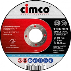 Cimco Korund-Trennscheibe 208910 Image