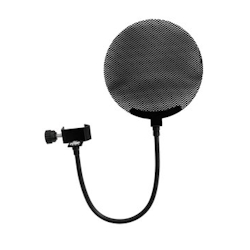 OMNITRONIC Mikrofon-Popfilter, Metall schwarz Image