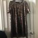 Anthropologie Dresses | Anthropologie Kiara Jacquard Tunic Sequin Dress Brown L 12 Nwt | Color: Brown/Tan | Size: L