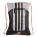 Adidas Bags | New Adidas Fat Stripes Ii Sack Pack, One Size (White Grip/Black/Sun Glow) | Color: Black/Pink | Size: Os