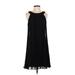 White House Black Market Casual Dress - Party: Black Solid Dresses - Used - Size 4