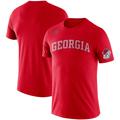 Men's Nike Red Georgia Bulldogs Basketball Retro 2-Hit T-Shirt