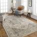 Ballisodare 10' x 13'11" Traditional Handmade Wool Persian Charcoal/Dusty Sage/Light Beige/Light Gray/Olive/Taupe/Teal/White/Peach Area Rug - Hauteloom