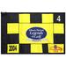 Event-Used #4 Yellow and Black Pin Flag from The Legends of Golf Tournament on April 23rd to 25th 2004