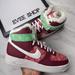 Nike Shoes | Air Force 1 High - Christmas Sweater | Color: Green/Red | Size: 8