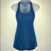 Lululemon Athletica Tops | Lululemon Crb Cool Racerback Tank Top In Heathered Poseidon Blue - Sz. 2 | Color: Blue/Gray | Size: 2