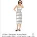 J. Crew Dresses | Jcrew White Dress W Navy Stripes Lined Nwt 10 | Color: White | Size: 10