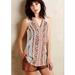 Anthropologie Tops | Anthropologie Ranna Gill Embroidered Tank Top Mp New | Color: Black/White | Size: Mp