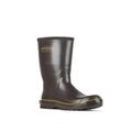 Dryshod Mudslinger Mid Premium Rubber Farm Boot - Men's Midnight Brown/Honey 7 MUD-MM-BR-007