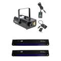 American DJ Fog Machine 2.75' x 0.83', 20" High Stage Package | 20 H x 10 W in | Wayfair VF1300 + 2 x BLACK-24BLB