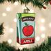 Old World Christmas Apple Juice Box Hanging Figurine Ornament Glass | 3.5 H x 1.75 W x 1.25 D in | Wayfair 32426