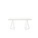 Wade Logan® Furguson Dining Table Wood/Metal in White | 30 H x 63 W x 35 D in | Wayfair 9500.611230