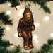 Old World Christmas Sasquatch Hanging Figurine Ornament Glass in Brown | 4.75 H x 2.25 W x 1.75 D in | Wayfair 24198