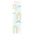 Isabelle & Max™ Sageville Rainbows & Clouds Personalized Growth Chart Canvas | 39 H x 10 W x 0.5 D in | Wayfair D09FED1707074A3483D7D2A6099488B9