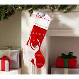 The Holiday Aisle® Christmas Stocking Polyester/Cotton in Red | 16 H x 8 W in | Wayfair 4B3BABCAF89F4BC0899507A5106816C6