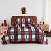 Loon Peak® Salette Reindeer Microfiber Quilt Set Polyester/Polyfill/Microfiber in Red | King Quilt + 2 King Shams | Wayfair