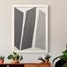 Corrigan Studio® Colorblock Artifact I Premium Framed Canvas - Ready To Hang Canvas, Solid Wood in Black/Blue/Green | 20 H x 17 W x 1 D in | Wayfair