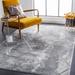 Gray/Yellow 96 x 0.55 in Indoor Area Rug - Everly Quinn Erharuyi 800 Area Rug In Grey/Gold | 96 W x 0.55 D in | Wayfair