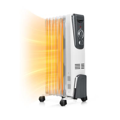 Costway 1500W Electric Space Heater with Adjustabl...