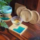 Plateau à moules en Silicone ab sous-verre à colle palette en bois dessous de verre à thé