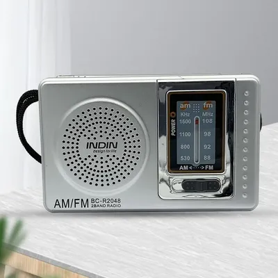 Radio portable R2048 avec antenne télescopique de poche batterie 62 mini AM FM multifonction