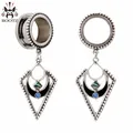 KUBOOZ-Boucles d'Oreilles en Acier Inoxydable Piercing Bijoux Corporels Jauges Tunnels