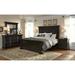 Libby Traditional Deep Brown Wood Queen Bed