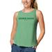 Women's League Collegiate Wear Green George Mason Patriots Tri-Flex Trapeze Tank Top