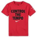 Girls Toddler Red 3BRAND by Russell Wilson Control The Tempo T-Shirt