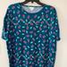 Lularoe Tops | Lularoe Irma Xxs | Color: Blue/Pink | Size: Xxs