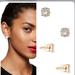 Kate Spade Jewelry | Kate Spade Gumdrop Stud Diamond & Gold Earrings | Color: Gold | Size: Os
