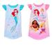 Disney Pajamas | Disney Mermaid & Disney Princesses Nightgowns Size 4/5 | Color: Blue/Pink | Size: 4/5