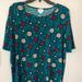 Lularoe Tops | Lularoe Irma Xxs Slinky | Color: Green/Red | Size: Xxs