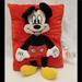 Disney Accessories | Disney Mickey Mouse Classic Plush Character Pillow | Color: Black/Red | Size: Osfm