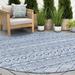 Blue 0.04 in Area Rug - Dakota Fields Urias Moroccan Indoor/Outdoor Area Rug, Polypropylene | 0.04 D in | Wayfair E67A2147A671443B9FF8DCDF747B5D5E