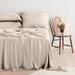 Eider & Ivory™ Irvine Premium Rayon Sheet Set Microfiber/Polyester/Rayon from Bamboo/Microfiber/Rayon in White | California King | Wayfair